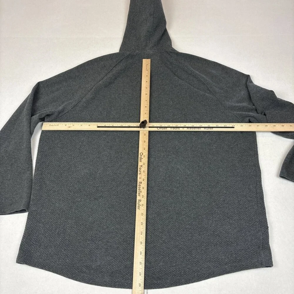 Russell Men’s 2XL Gray Textured Pullover Hoodie IntelliFresh - Picture 4 of 6
